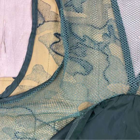Vintage Duck Bay Men’s XL Camouflage Pockets Hunting Button Camo Vest Cotton - Picture 4 of 4